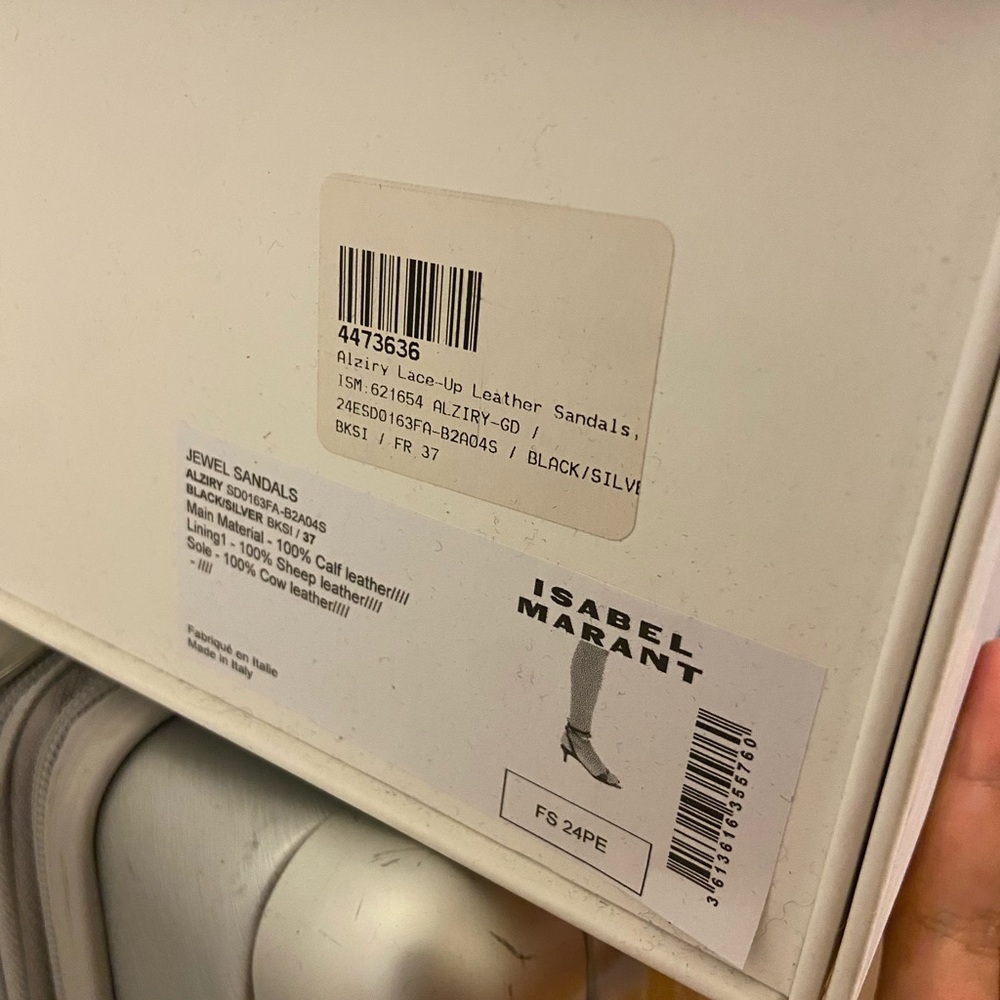 Isabel Marant Black Heeled Sandals - Picture 5 of 5